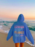Korean version ins sweater women's loose hooded top shirt jacket