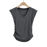 Women T-Shirt Top Women's Summer Slim Fit Slimming Casual T-shirt