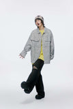 Unisex Jacket Autumn Striped Chanel Coat