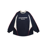 Unisex Hoodie Baseball Shirt Coat Men's and Women's Pullover Sweater Loose