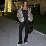 Women Jumpsuit Fashion Fashion Sexy Backless Jumpsuit