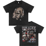 Mike Tyson T Shirt Boxer Retro Short Sleeve