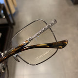 CHH Chrome Hearts Glasses Pure Titanium Square Ultra Light Myopia Glasses Frame
