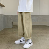 Men Sweatpants Men's Casual Pants Ins Trendy Wide-Leg Knickerbockers