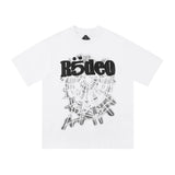 Travis Scott T-Shirt Travis Scott Cactus Jack Sp5der5 Joint Printed Short Sleeve T-Shirt