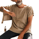Men T Shirt Summer Men's Fashion Casual Loose T-shirt