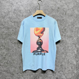 Purple Brand T Shirt Short Sleeve T-shirt Blouse