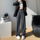 Palazzo Pants Wide-Leg Pants for Women Loose Drooping Mopping Casual Pants for Women Winter