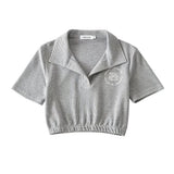 Women T-Shirt Short-Sleeved T-shirt Women's Summer Loose High Waist