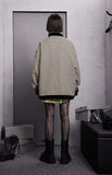 Unisex Jacket Fall Contrast Color Check Stitching Jacket