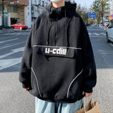 Men Hoodie Sweater Men's Hooded Jacket High Street Ins Spring and Autumn Loose