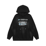 Men Hoodie Letter Printed Hoodie Men's Loose Casual