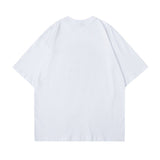 Men T Shirt Hip Hop Retro Short Sleeve T-shirt Men and Women Casual