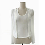 Women Long Sleeve Shirt Camisole Women's Long Sleeve Cardigan Jacket