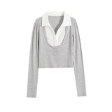 Women T-Shirt Long Sleeve T-shirt for Women Short Spring and Autumn