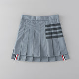 Women Skirt Pleated Skirt Preppy Style