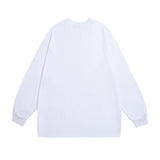 Men Long Sleeve Shirt Hiphop Printed Long Sleeve Bottoming T-shirt Men and Women Vibe Idle Style