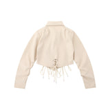 Women Long Sleeve Shirt Short Long Sleeve Shirt Autumn Design Casual Solid Color