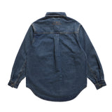 Men Denim Jacket Vintage Washed Long Sleeve Denim Jacket Men Loose Letter Embroidery