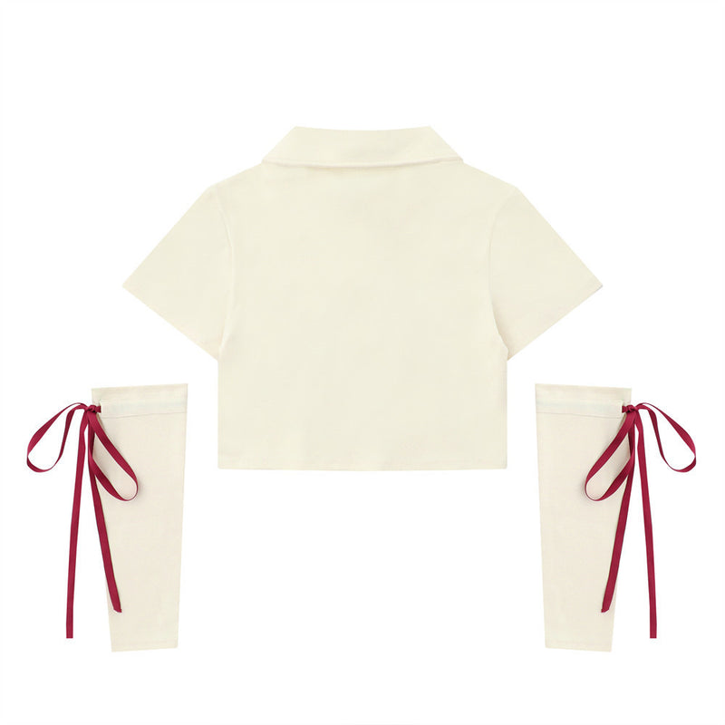 Women Long Sleeve T-Shirt Short T-shirt Girls Summer