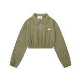 Women Hoodie Long-Sleeved Sweater Women's Autumn Short Top