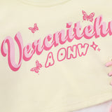 Women Hoodie Sweater Women's Autumn Leisure Letters Print round Neck Long Sleeve
