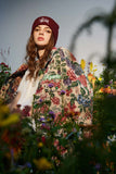Unisex Jacket Autumn Yarn-Dyed Floral Jacket Women's Clothing