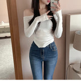 Women Long Sleeve Shirt Women Autumn Undershirt