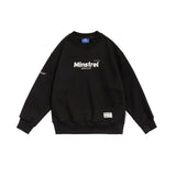 Unisex Hoodie Letter Print Loose round Neck Men's Spring and Autumn Coat