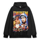 Detroit Eminem T Shirt Vintage Loose Heavy Crew Neck T Shirt