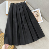 Women Skirt Women Early Autumn Retro A- line Skirt