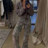 Women Cargo Pants Overalls Women's Summer Loose Denim