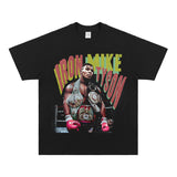 Mike Tyson T Shirt Boxer Retro Short Sleeve
