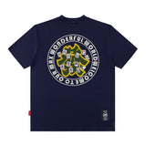 Men T Shirt Spring/Summer Letter Print Loose Short Sleeve T-shirt for Men and Women