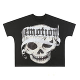 Mixed Emotion T-Shirt MIXED EMOTION Boxy Crew Neck Loose Short Sleeve