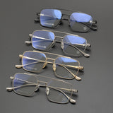 CHH Chrome Hearts Glasses Toad Mirror Double Beam Full Frame Glasses Frame
