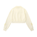 Women Hoodie Short Sweaters Women's Clothing Fall Loose Long Sleeve Jacket