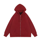 Men Hoodie Spring and Autumn Hooded Cardigan Sweater Zipper Jacket Casual Hoodie