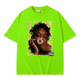 Rapper 21 Savage Graphic Tshirt Men's Hip Hop Vintage