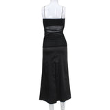 Women Desses Slim Fit Slit Pure Desire Style Dress Female
