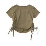 Women's T-shirt Short-Sleeved T-shirt Women's Short Summer Exposed Navel