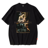 Men's T Shirt Short-Sleeved T-shirt Men's and Women's Loose Men's Clothing Couple Wear