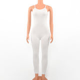 Women Jumpsuit Sling One-Piece Tight Yoga One-Piece Trousers