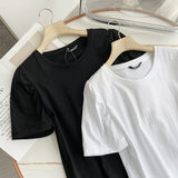 Women's T-Shirt Summer Short-Sleeved T-shirt Women's Loose round Neck