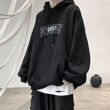 Men Hoodie Harajuku Style Sweatshirt Men's Loose Hooded Spring and Autumn All-Match Hong Kong Style