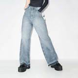 Women Cargo Pants Jeans for Women Straight-Leg Pants