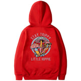 Stay Trippy Little Hippie Print Sweatshirt Hoodie