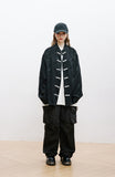 Unisex Jacket Autumn Buckle New Chinese Shirt Women's Clothing