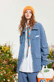 Unisex Jacket Autumn Texture Denim Jacket Women's Clothing