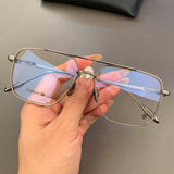 CHH Chrome Hearts Glasses Double Beam Vintage Toad Mirror Glasses Frame